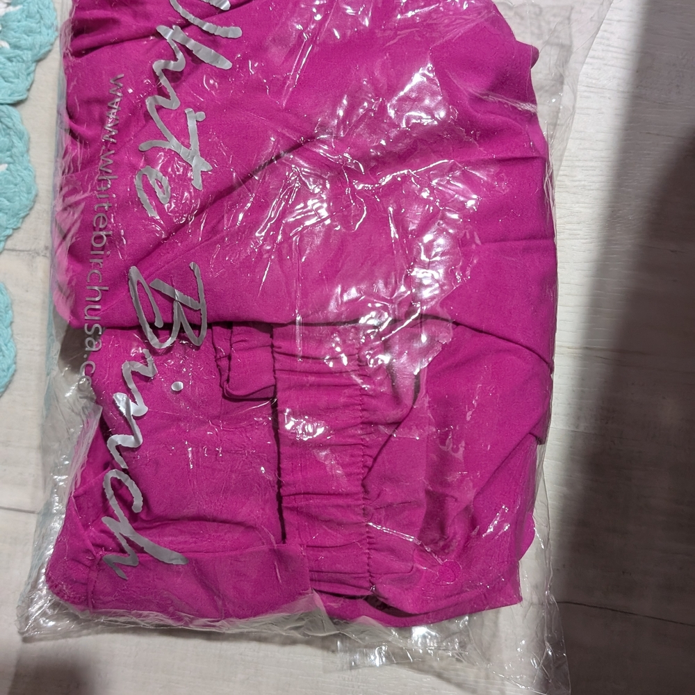 White Birch 3x NWT Vibrant Pink Long Sleeve Blouse - Picture 6 of 6